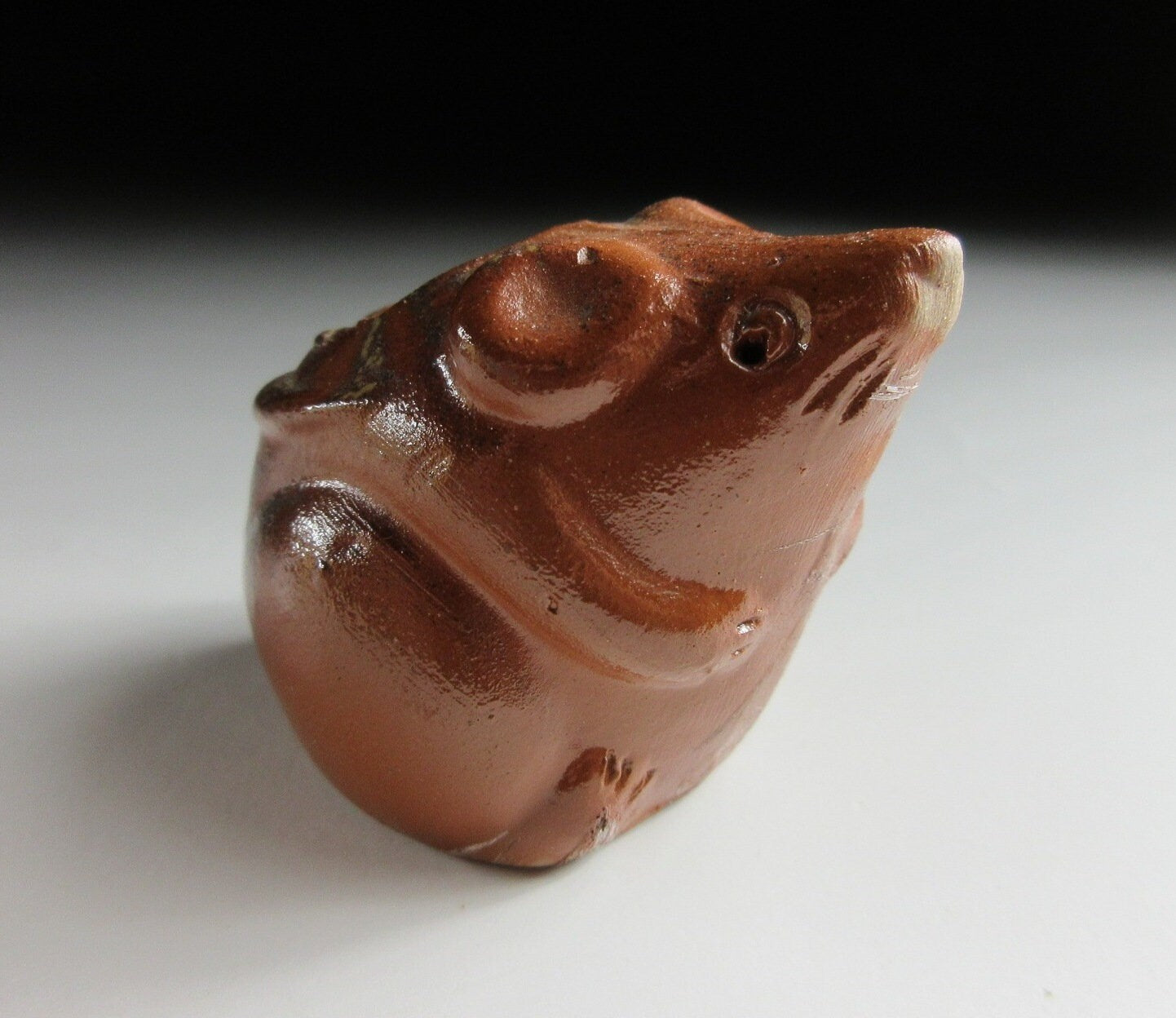 Bizen Year of the Rat Toothpick Holder