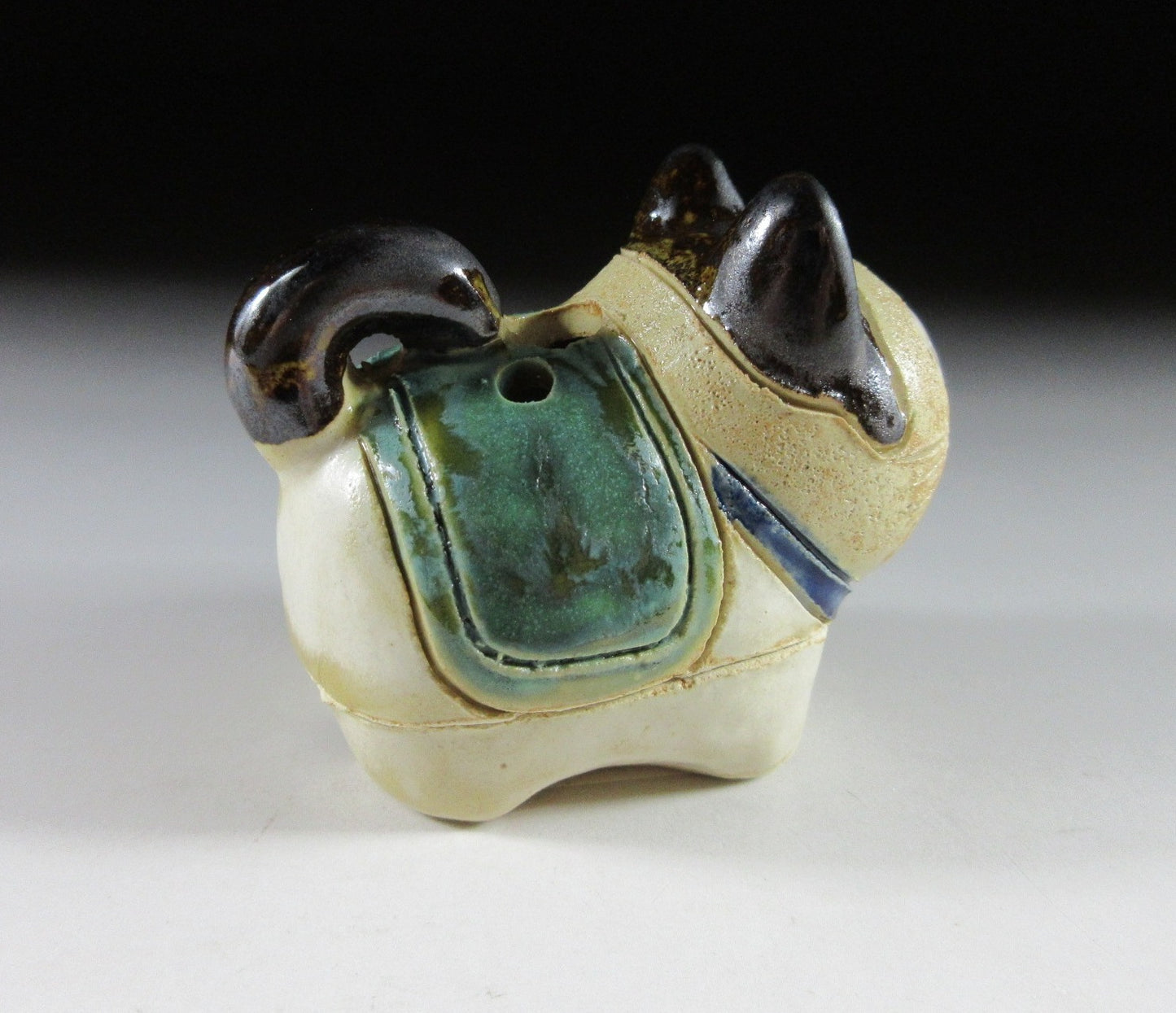 VERY SMALL Hariko Inu Burner for Joss Stick Incense