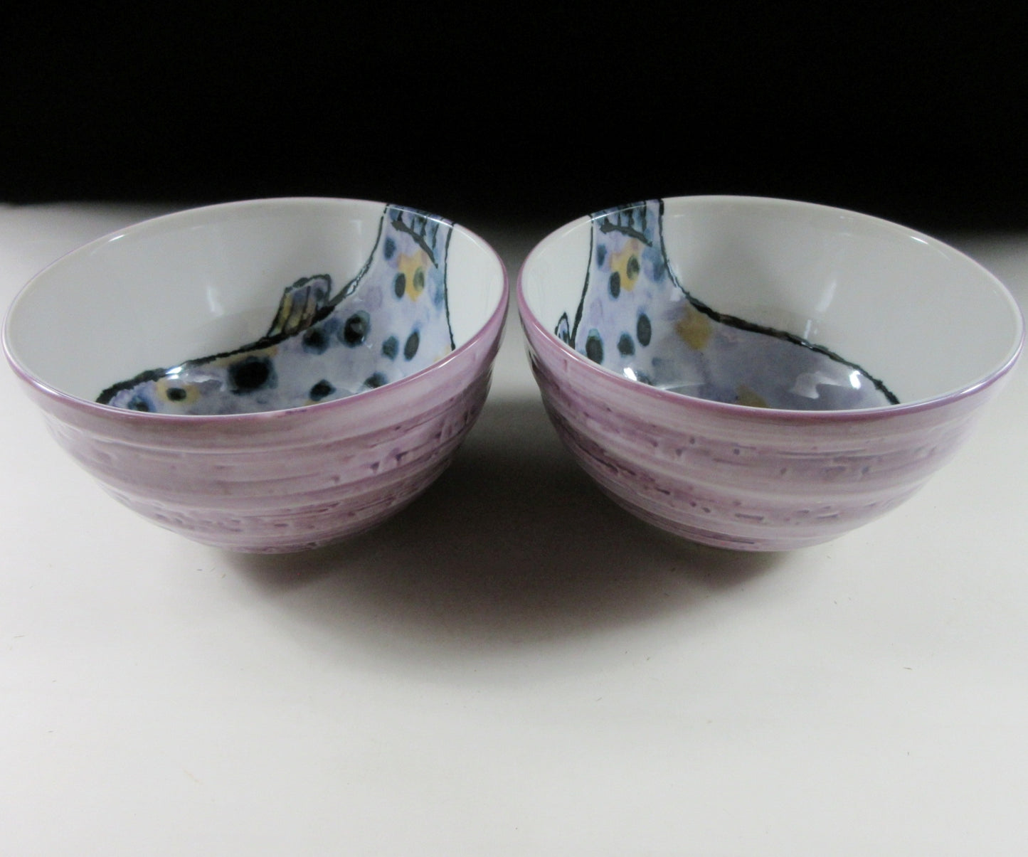 Pair of Seido Gama Fugu Bowls
