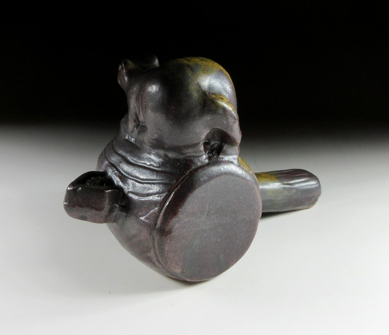Bizen-ware Year of the Rat Okimono