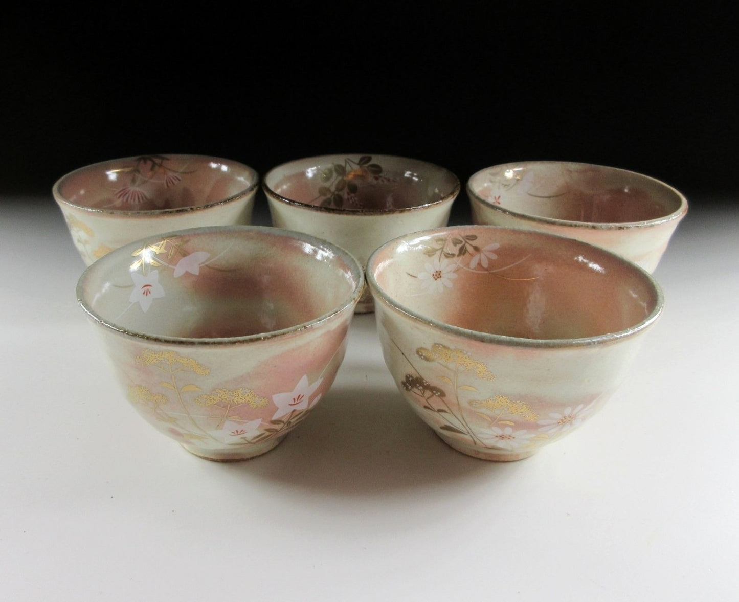 Seven Flowers of Autumn Sencha Teacups
