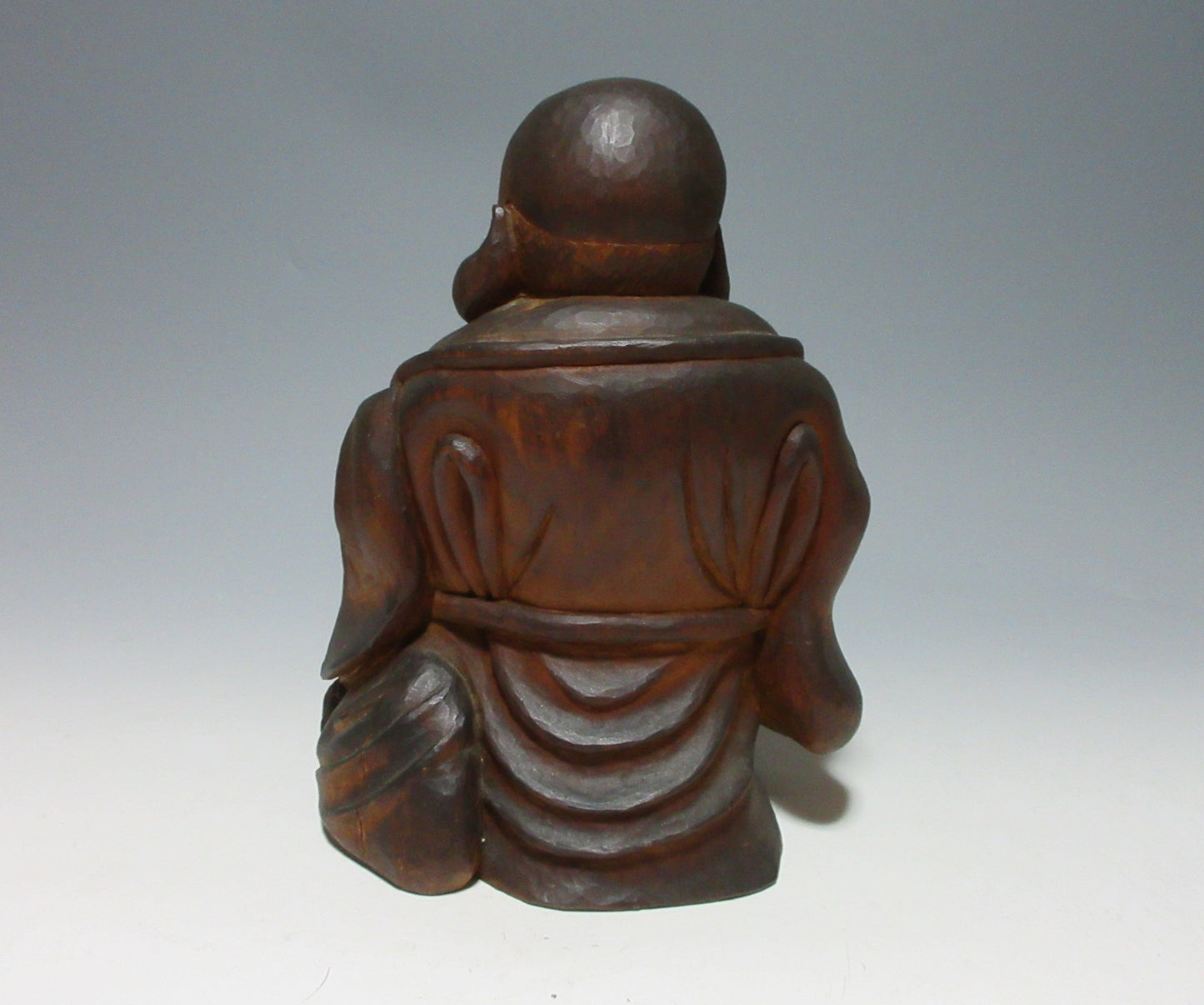 Large Hotei Kibori Okimono