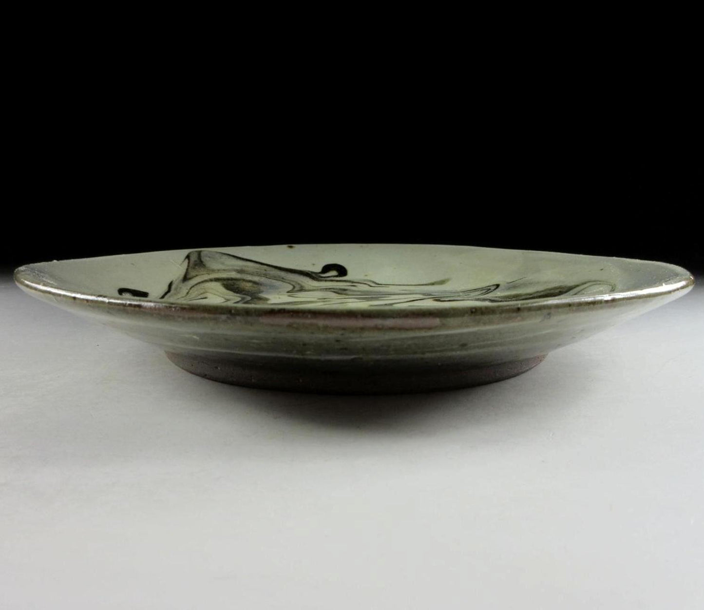 Ichino Hiroyuki Sumi Ink Tanba-ware Plate