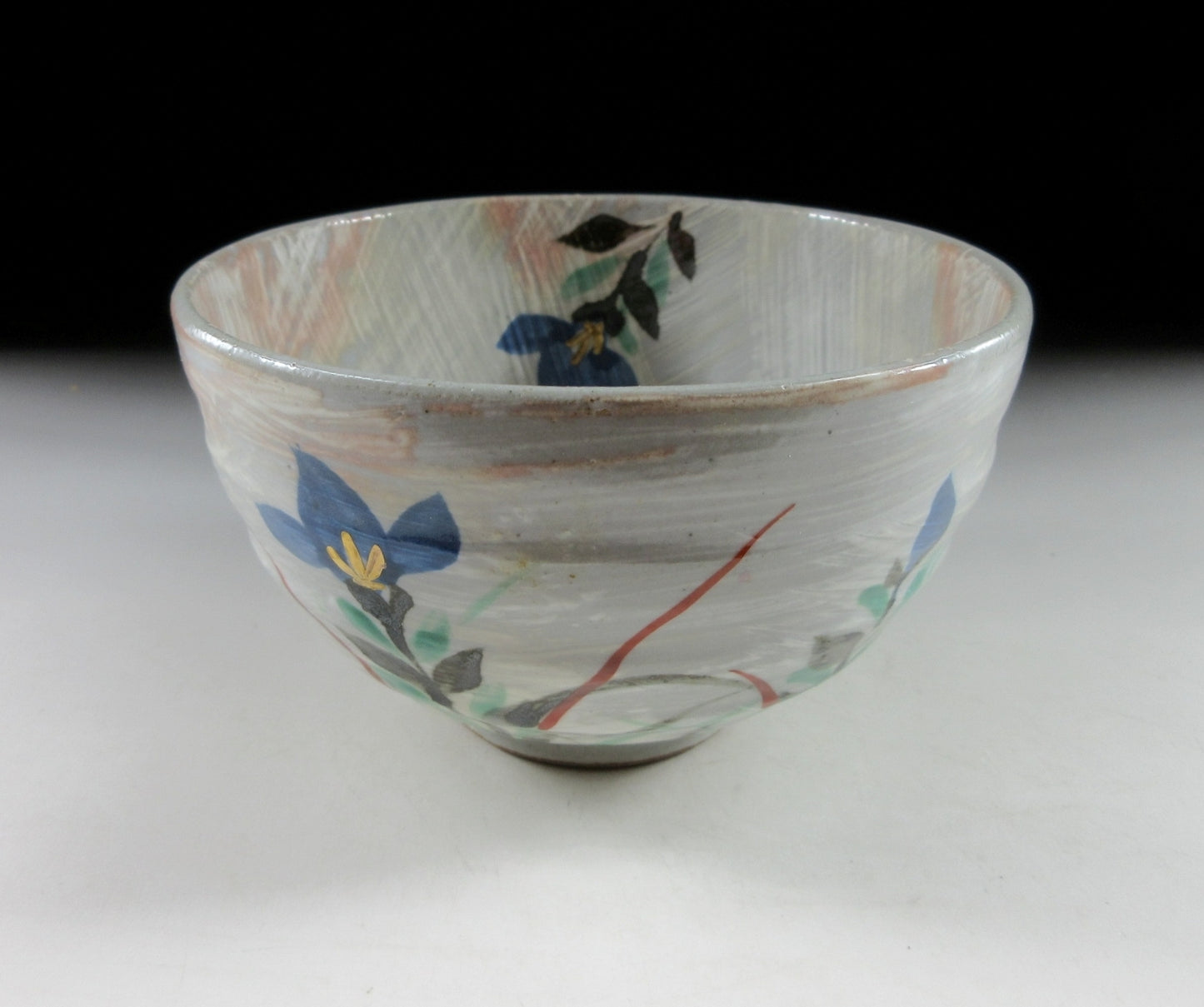 Kiyomizu-ware Bellflower Chawan