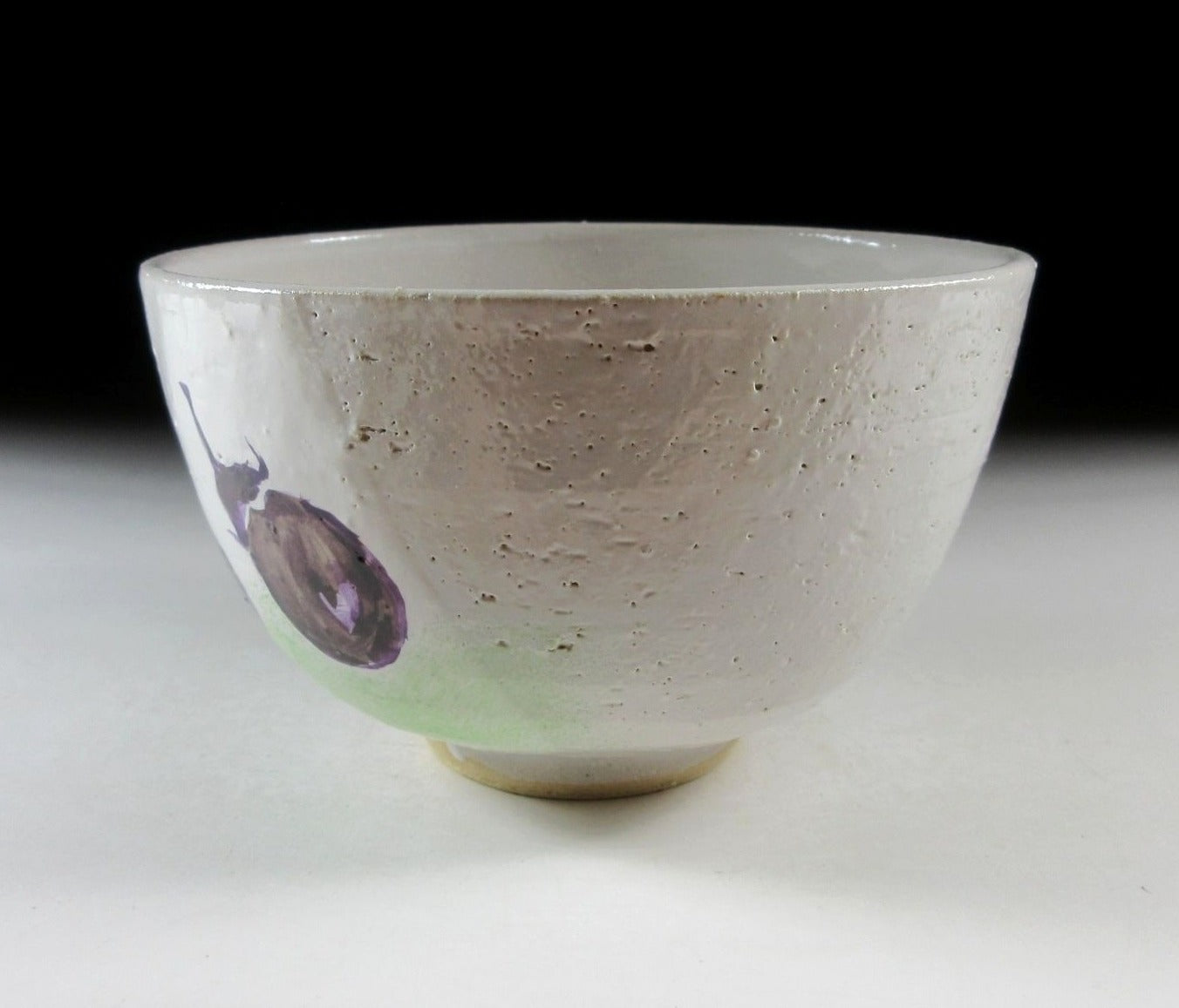 Kato Tohzan Eggplant Chawan
