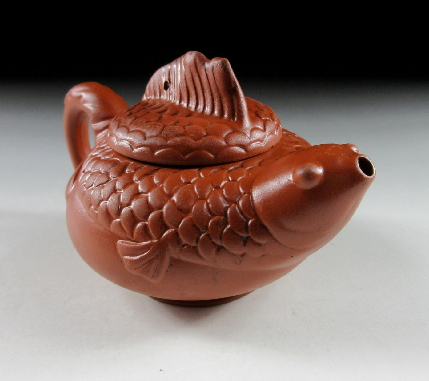 Very Small Yixing Style Fish Tea Pot