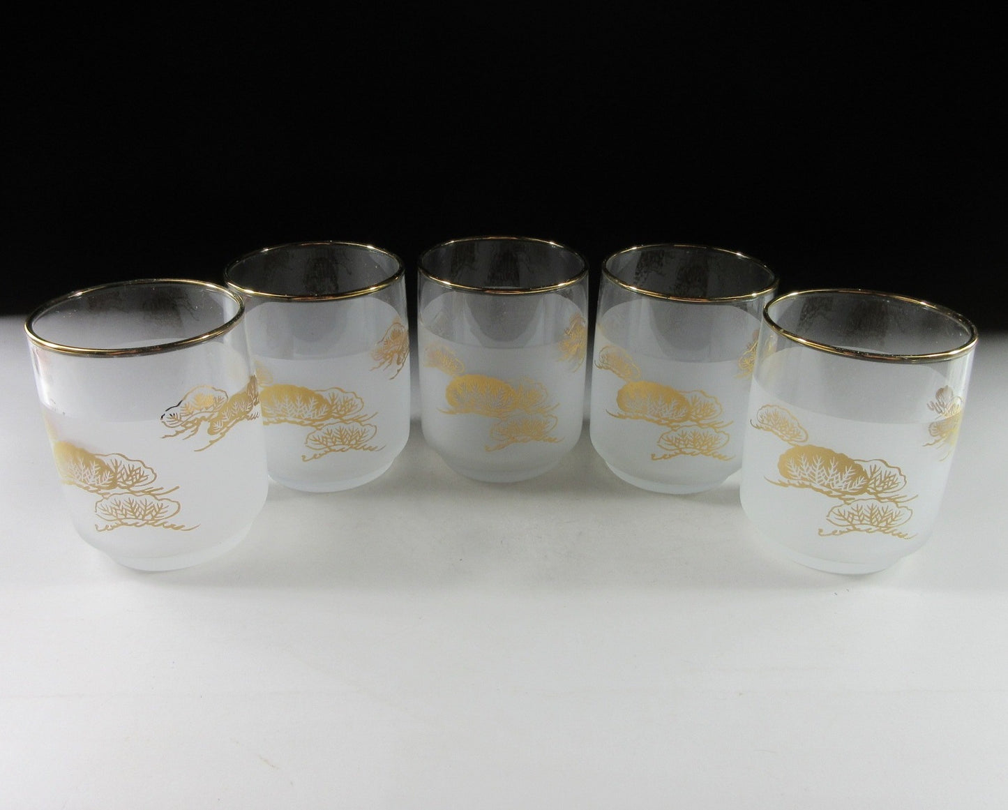 Set of Five Iced Tea Glasses