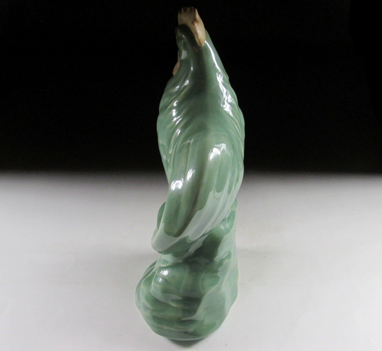 Celadon Year of the Rooster Okimono