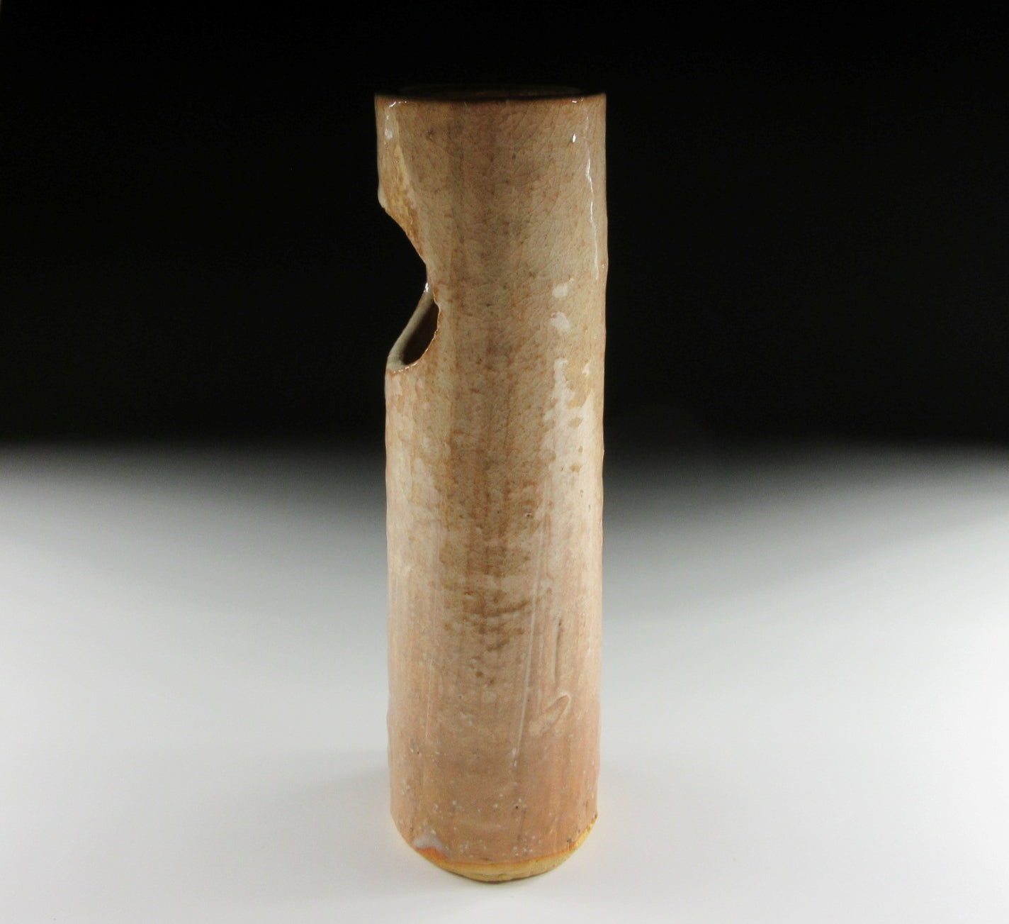 RESERVED - Hamanaka Gesson Hagi-ware Hanging Vase