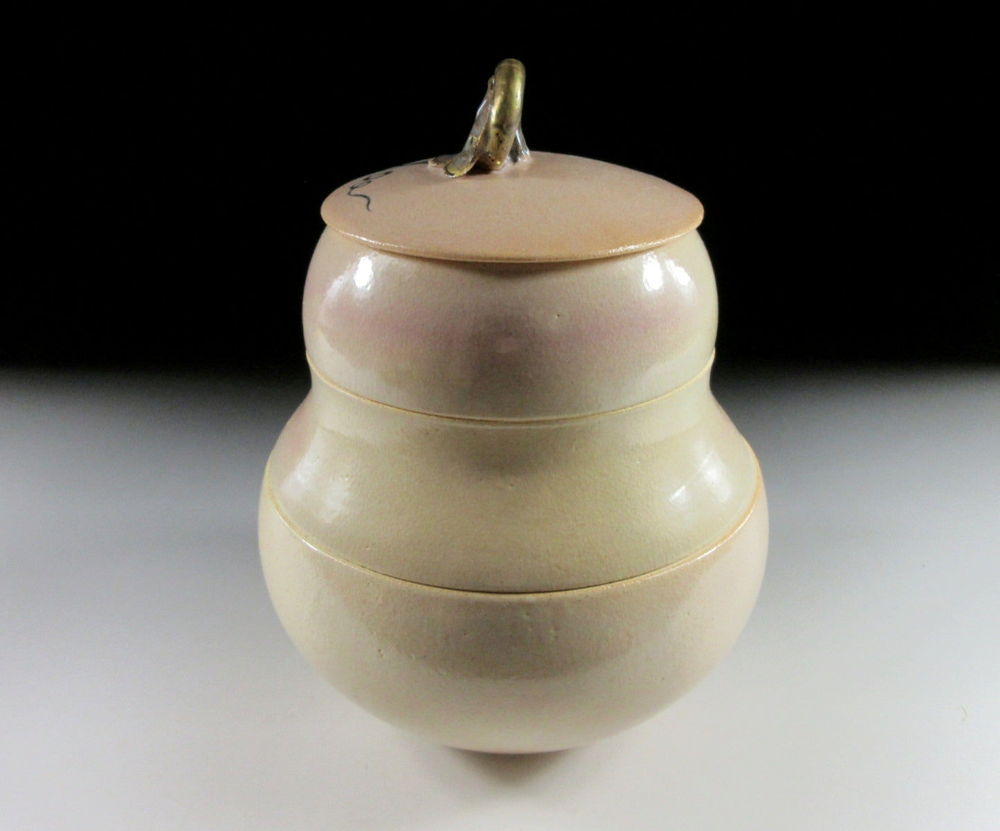 Kyo-ware Hyotan Jubako #1