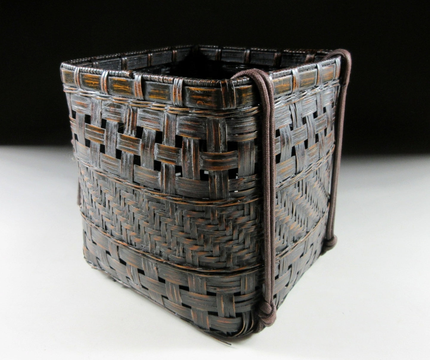 Vintage Bamboo Basket Accessory