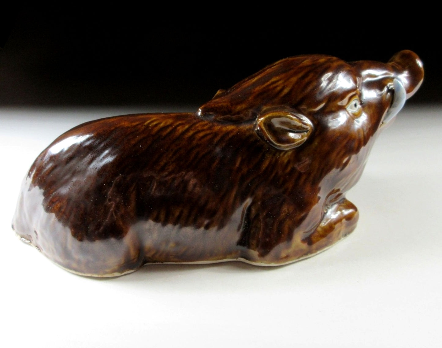 Asakura Isokichi II Year of the Boar Okimono