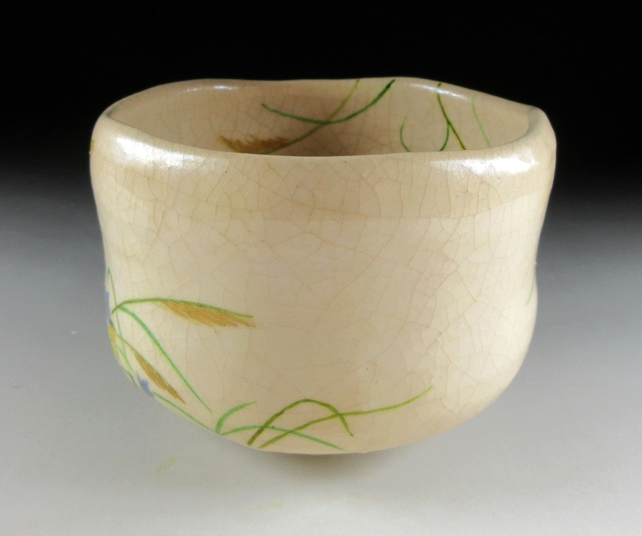 Ito Keiraku Seven Flowers of Autumn Chawan