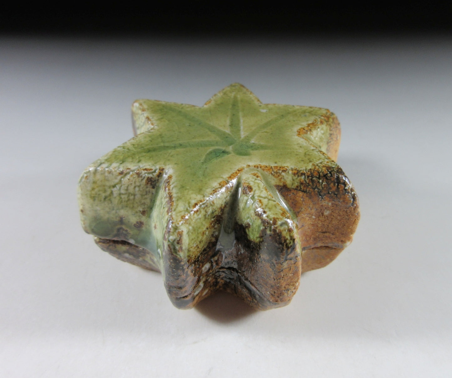 Matsumoto Hisashi Iga-ware Leaf Kogo