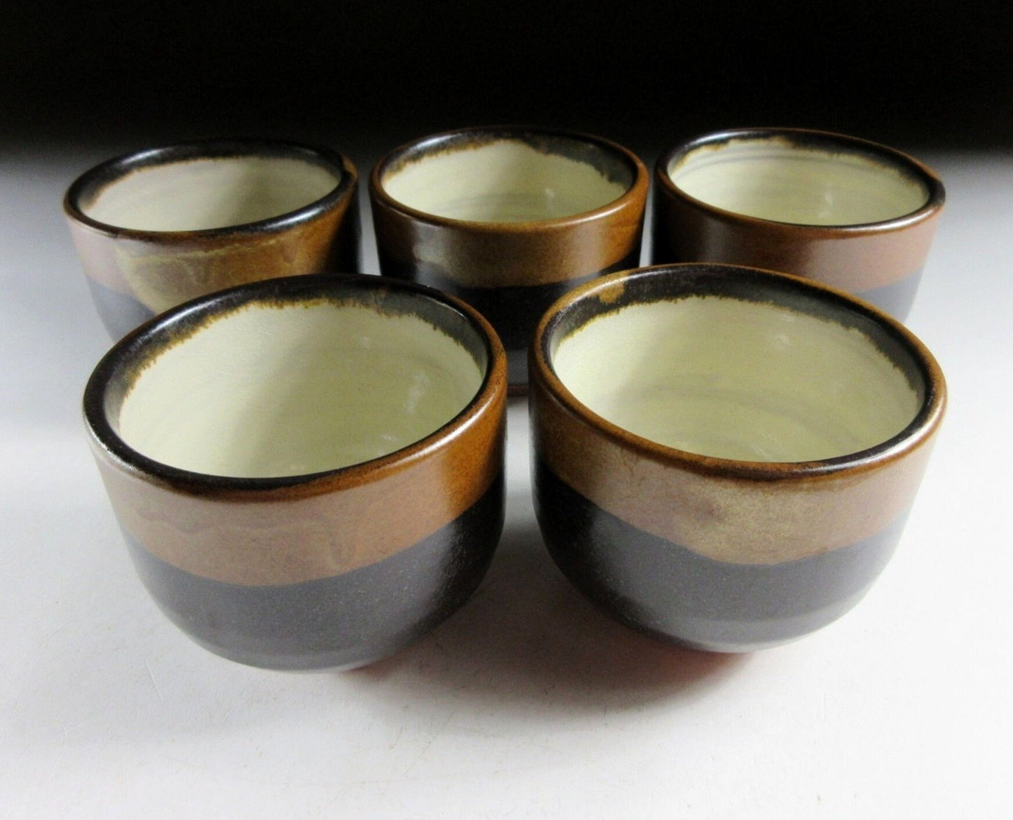 Set of Five Satsuma-ware Tea Cups