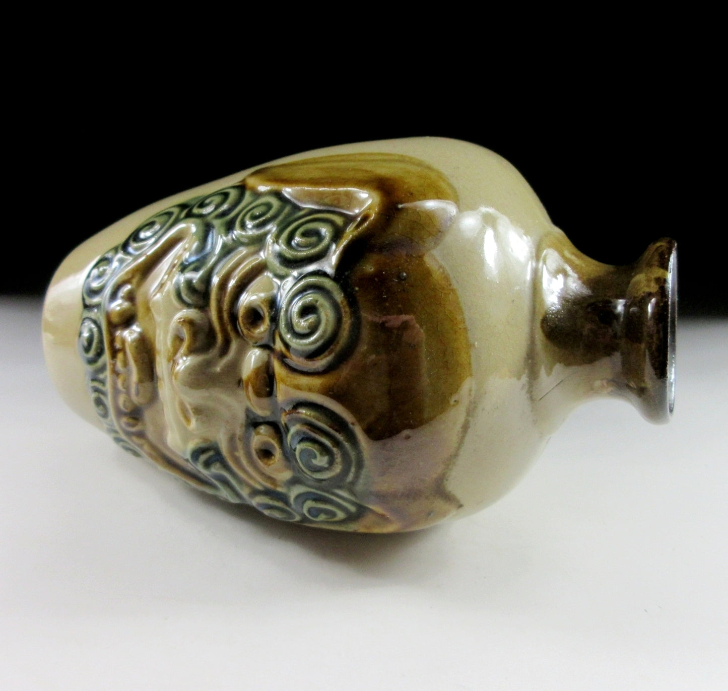Vintage Tsuboya-ware Shisa Bottle
