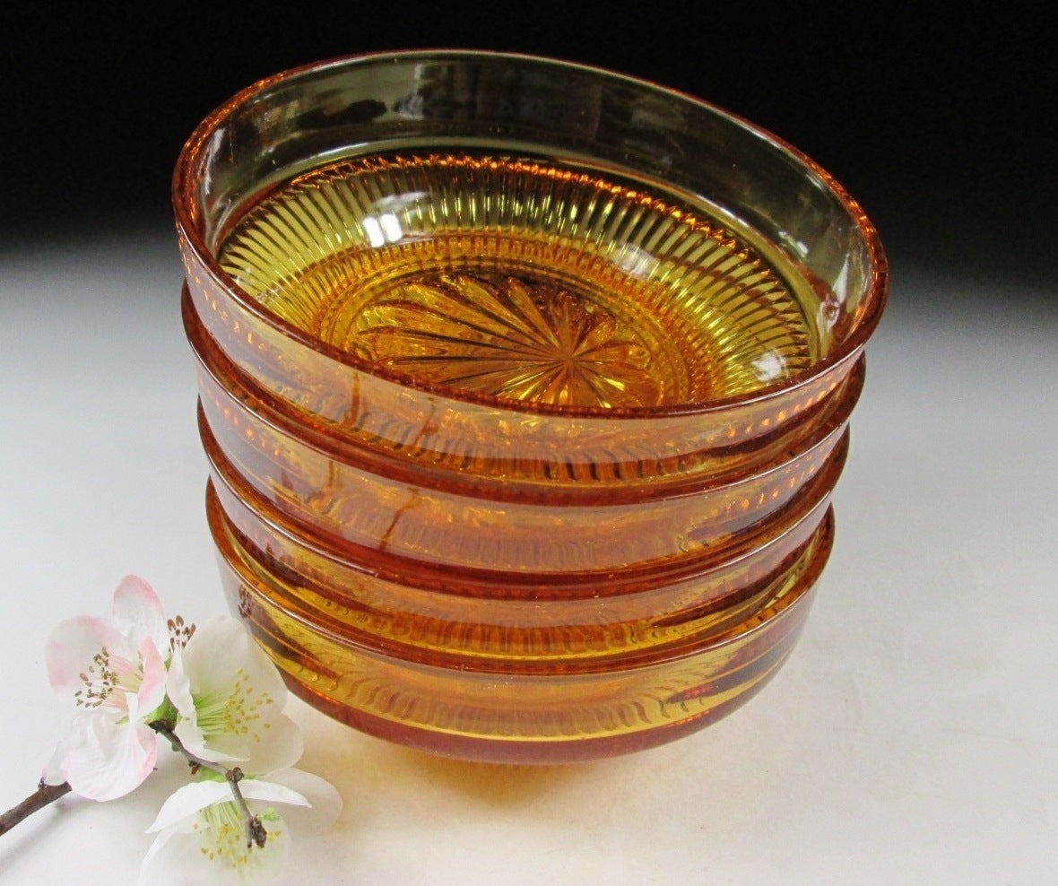 Set of four Showa Glass Bowls