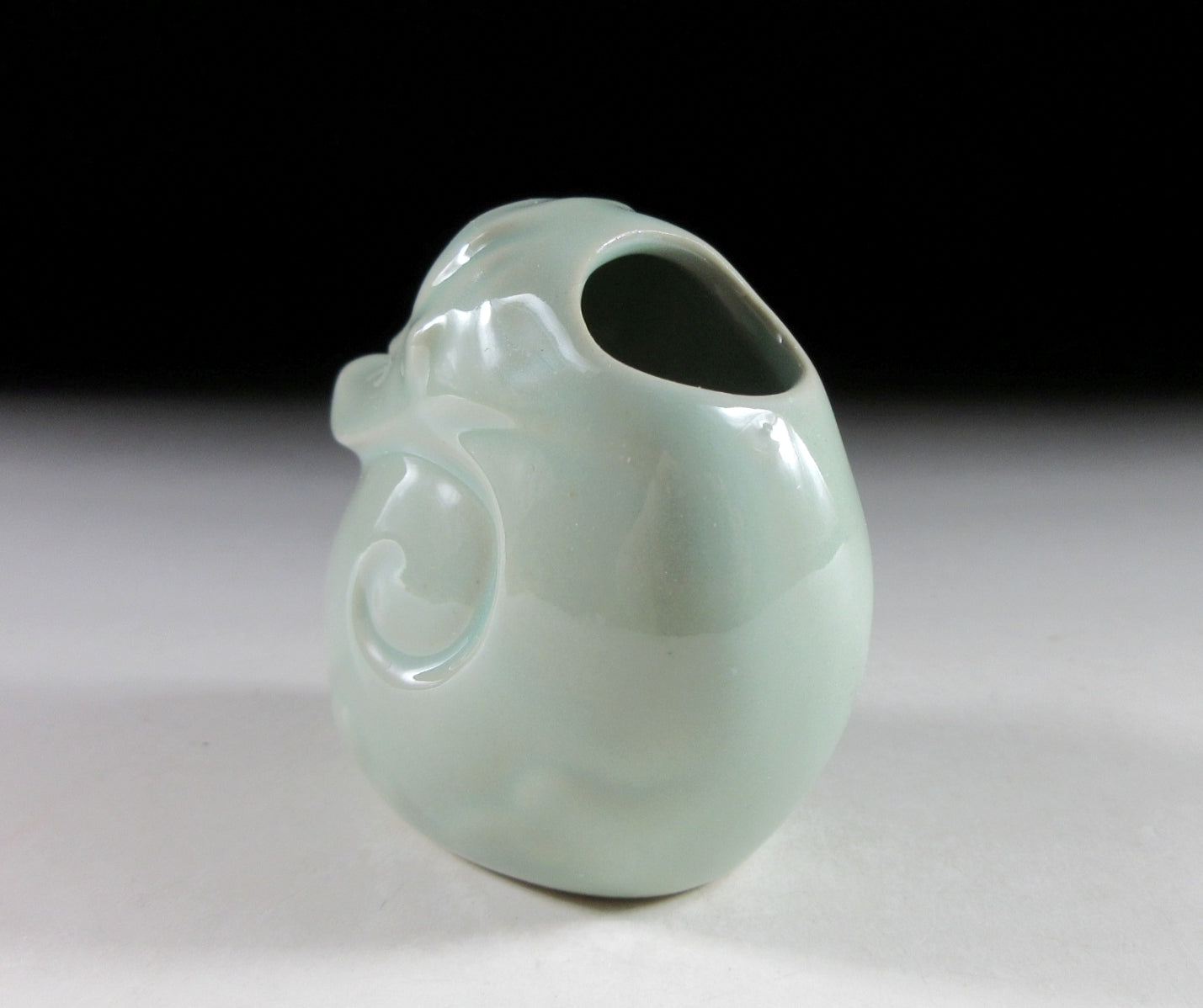 Celadon Glaze Year of the Dragon Toothpick Holder