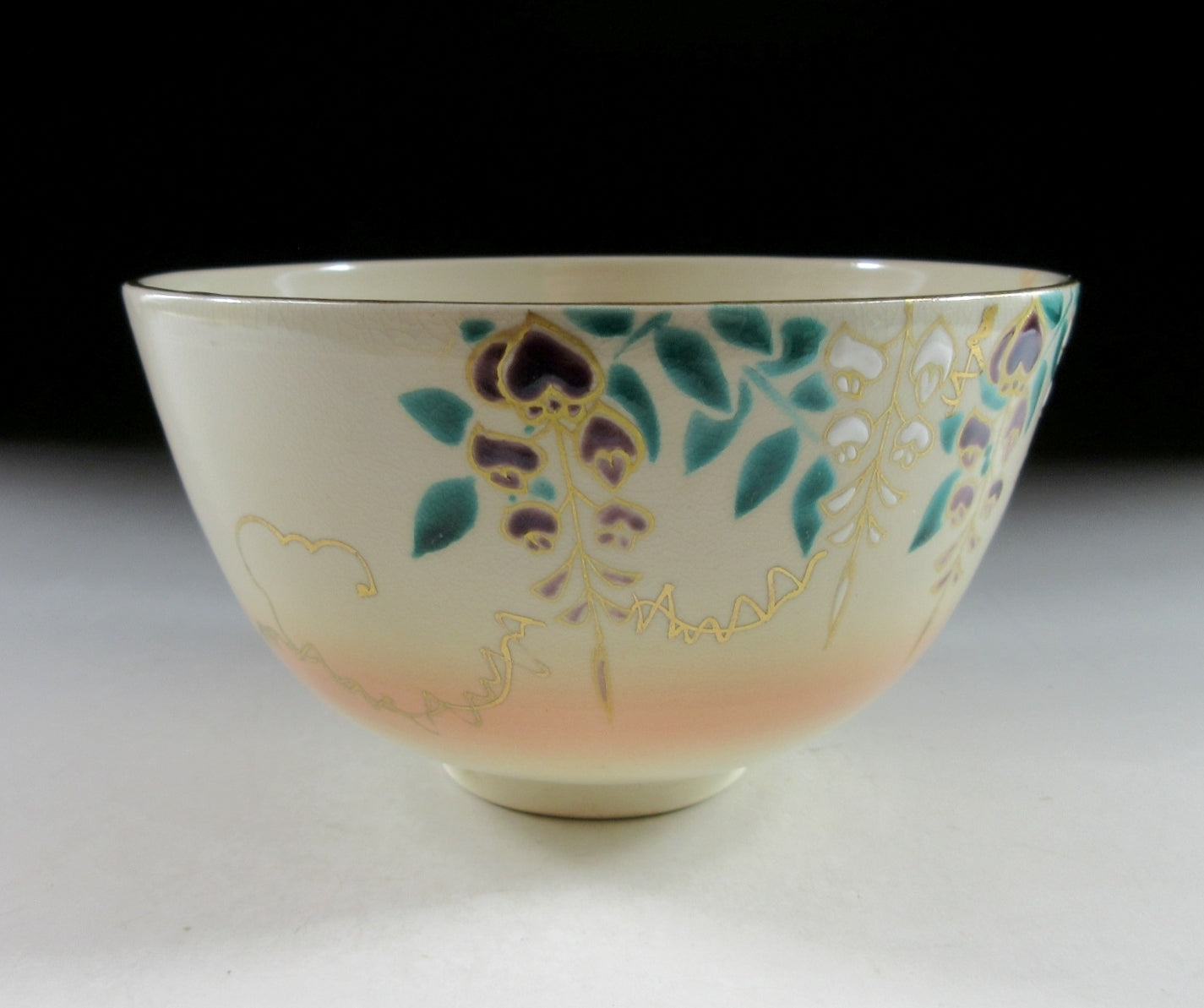 Housen Kiln Wisteria Chawan