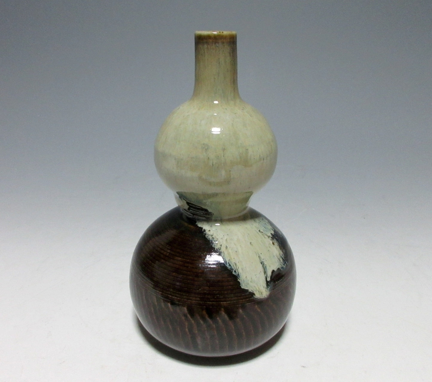 Gourd-Shaped Takatori-ware Vase