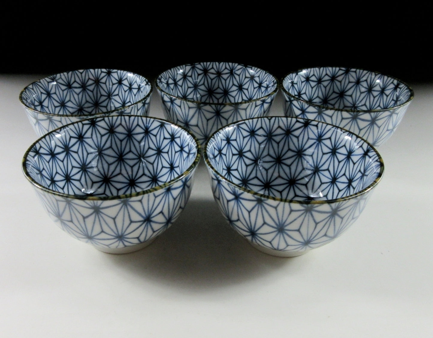 Asanoha Hemp Pattern Tea Cups