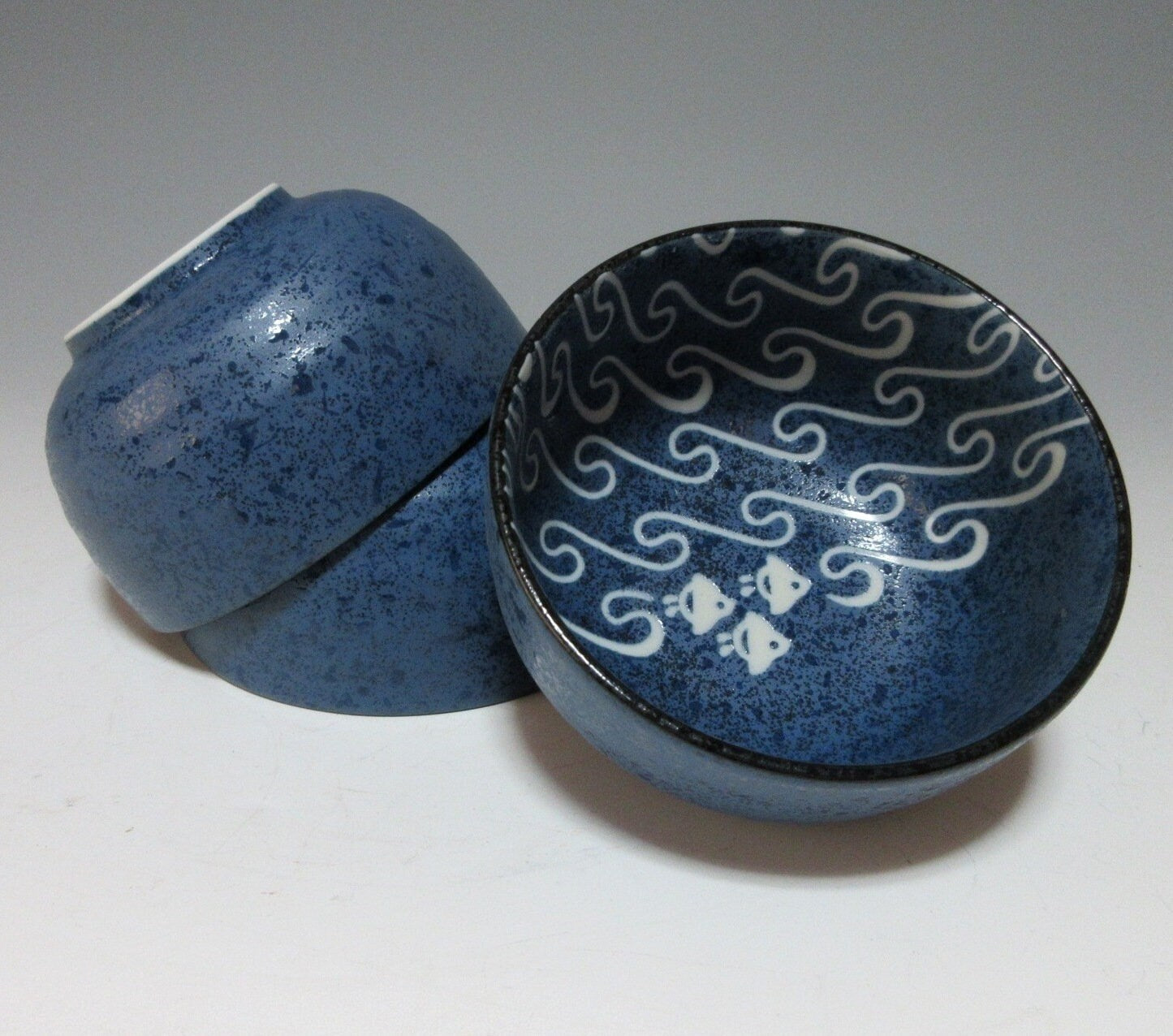 Set of Three Plover Bowls