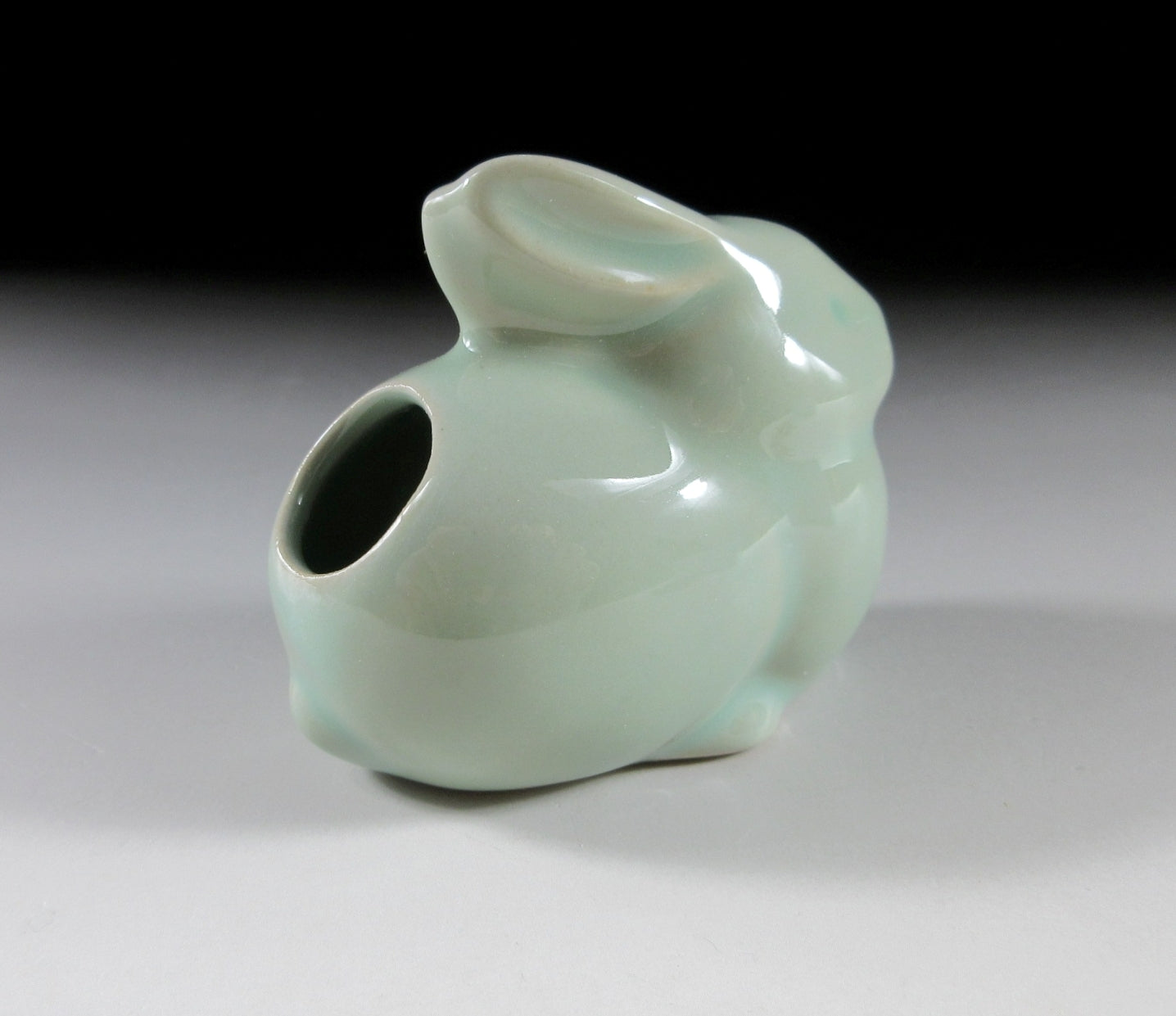 Celadon Year of the Rabbit Toothpick Holder