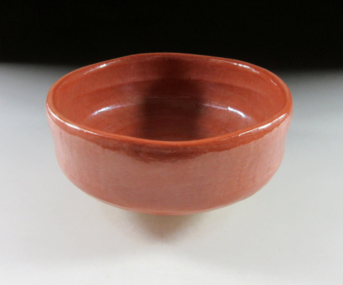 Katsura Gama Aka Raku Chawan