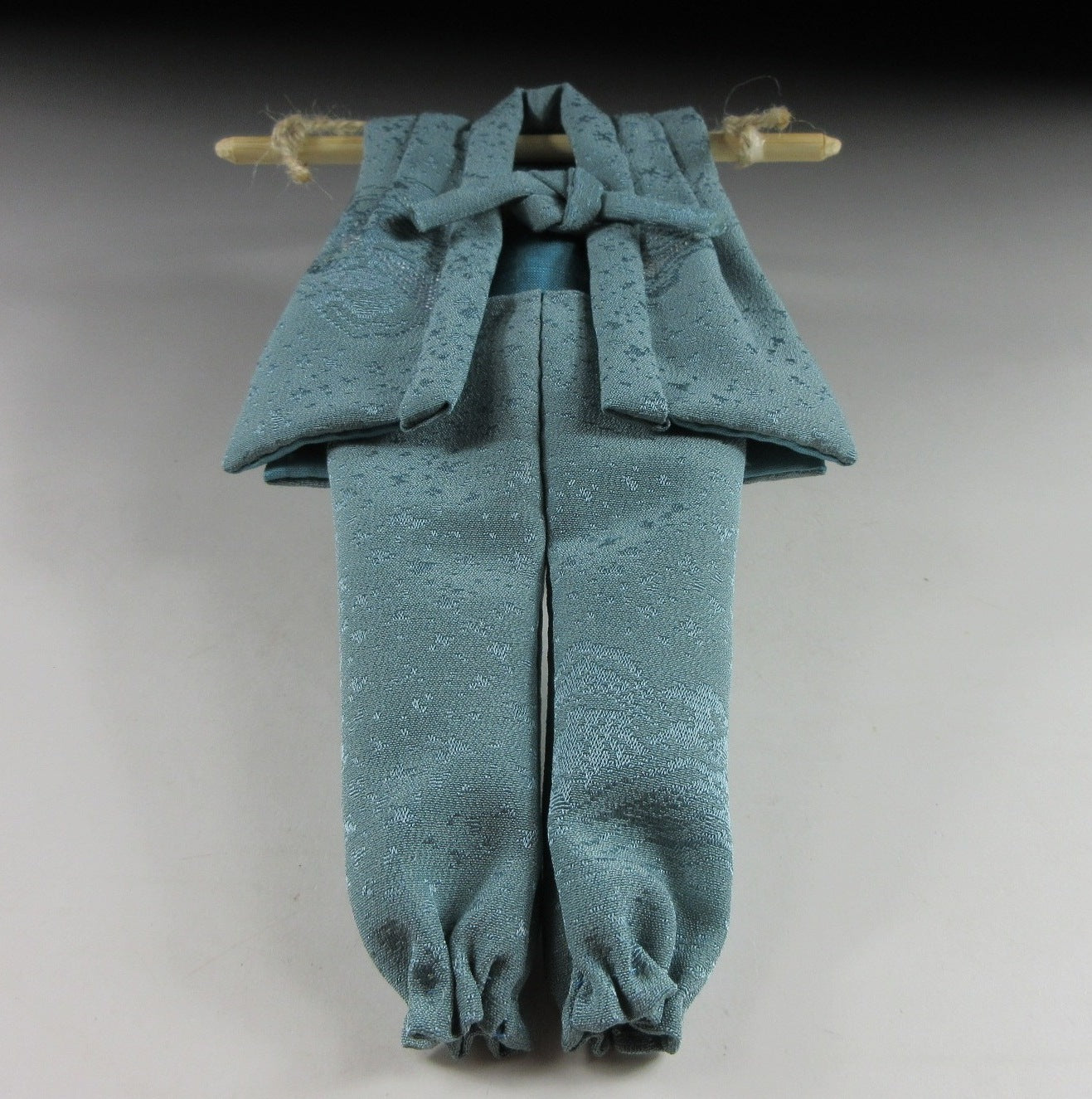 Small Green-Blue Monpe and Noragi Ornament