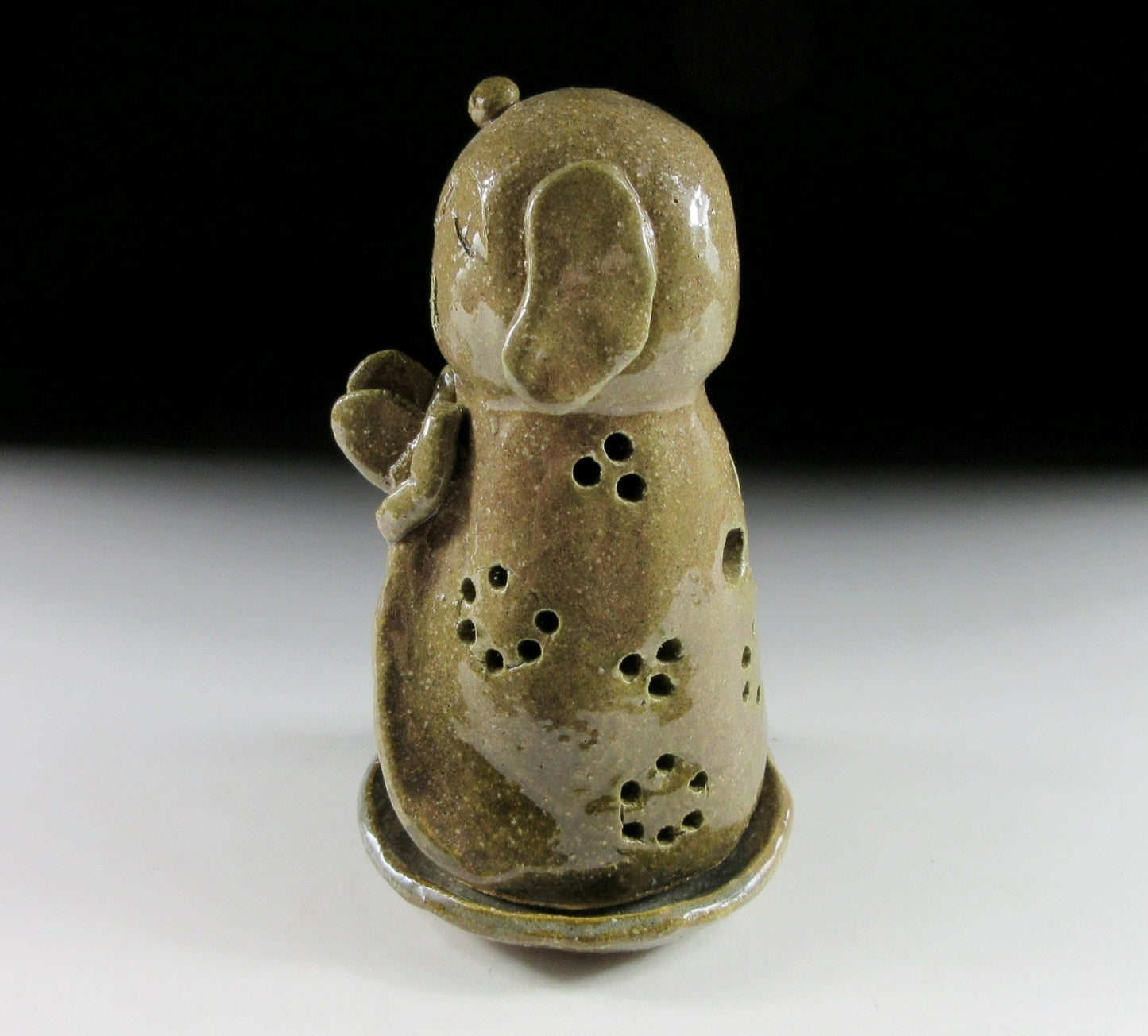Mashiko-ware Jizo Cone Incense Burner #2