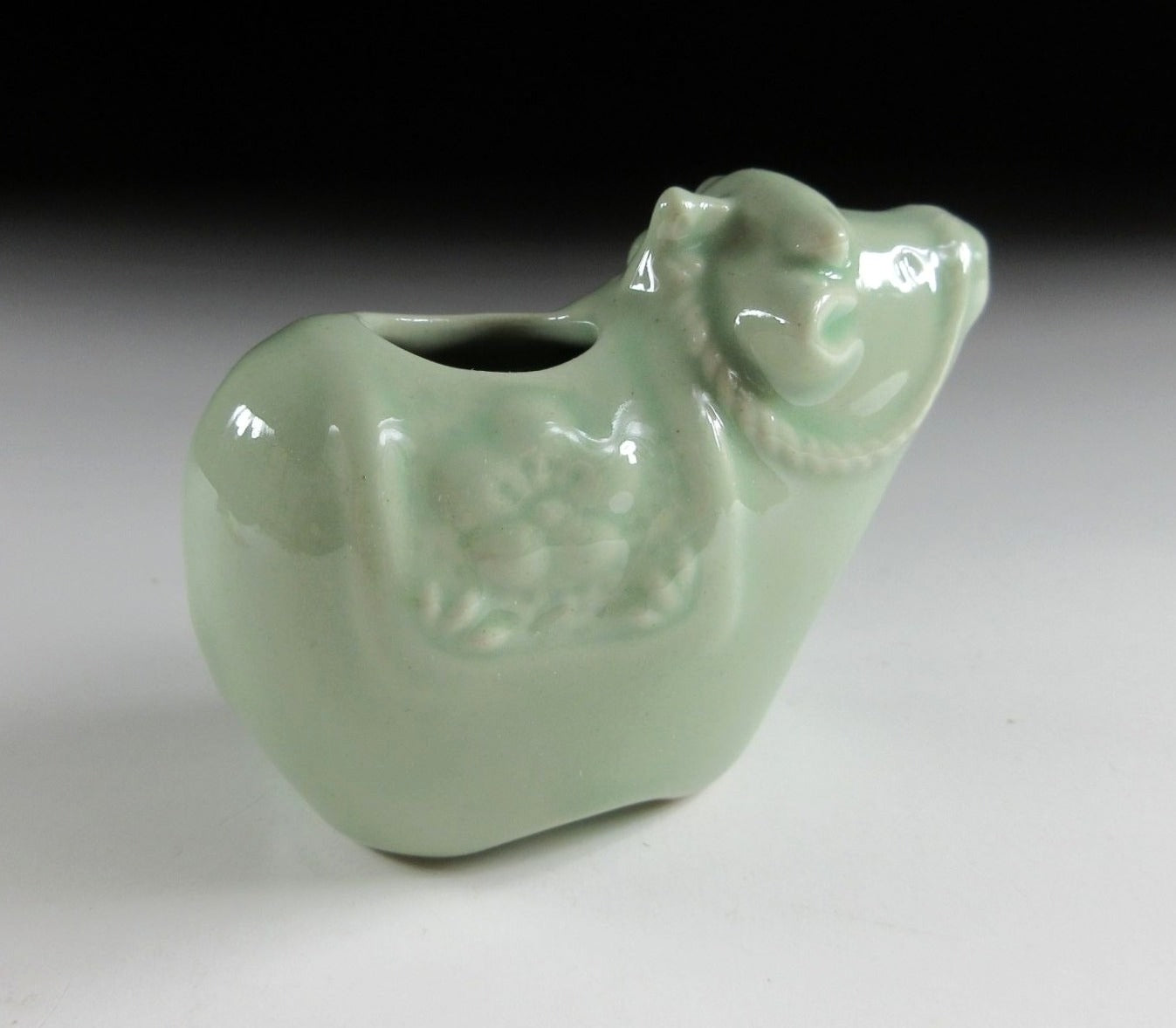 Celadon Year of the Ox Toothpick Holder