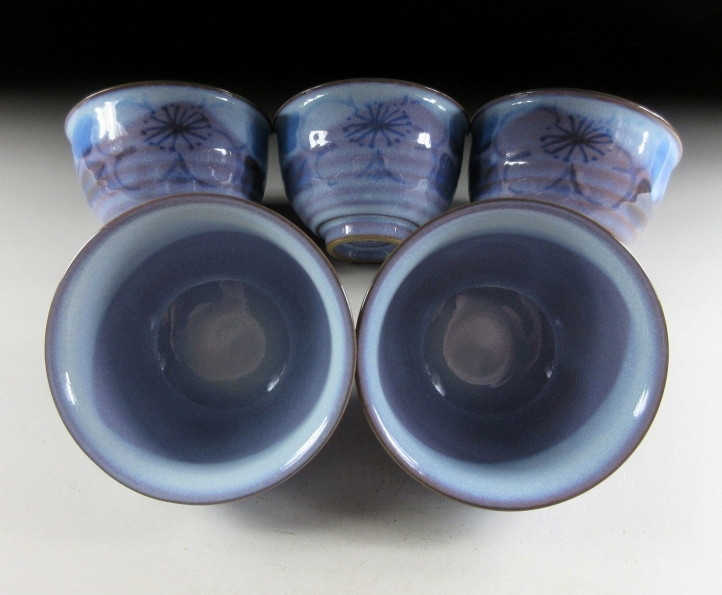 Hagi-ware Ume Sencha Teacups