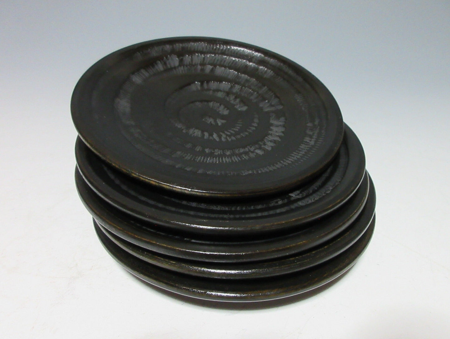 Set of Five Zokoku-nuri Chataku