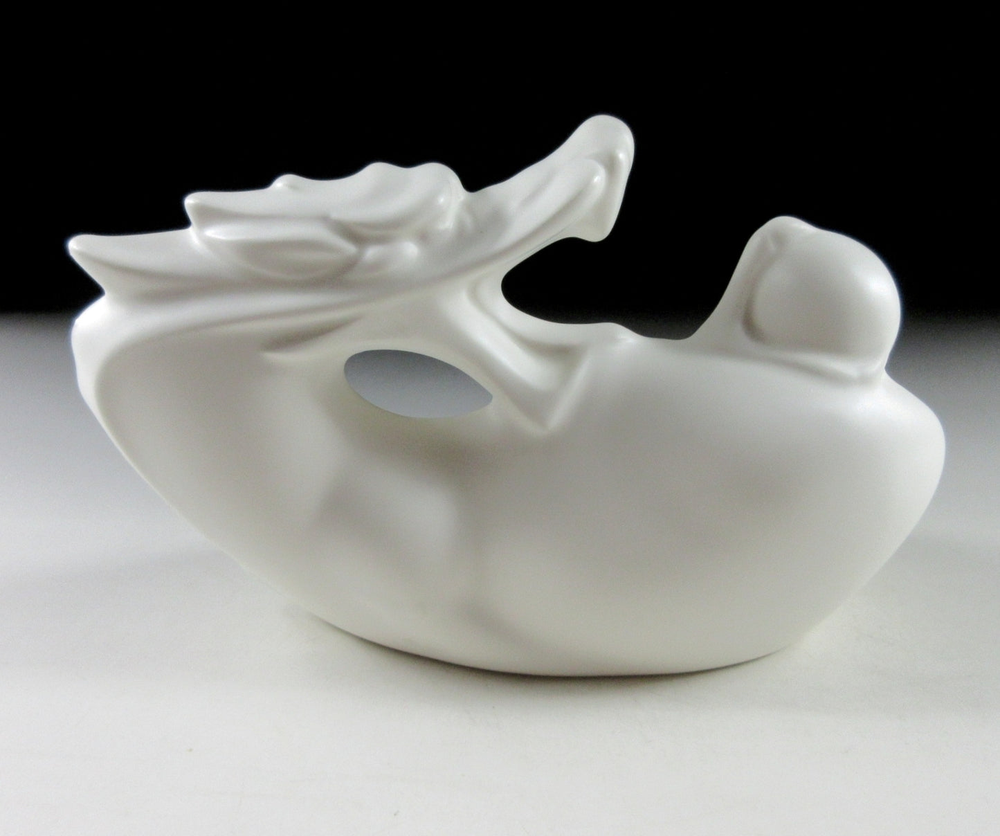 White Year of the Dragon Okimono