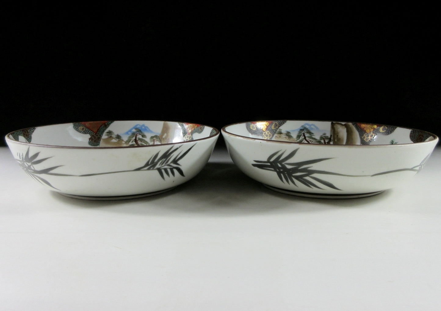 Pair of Antique Kutani-ware Bowls