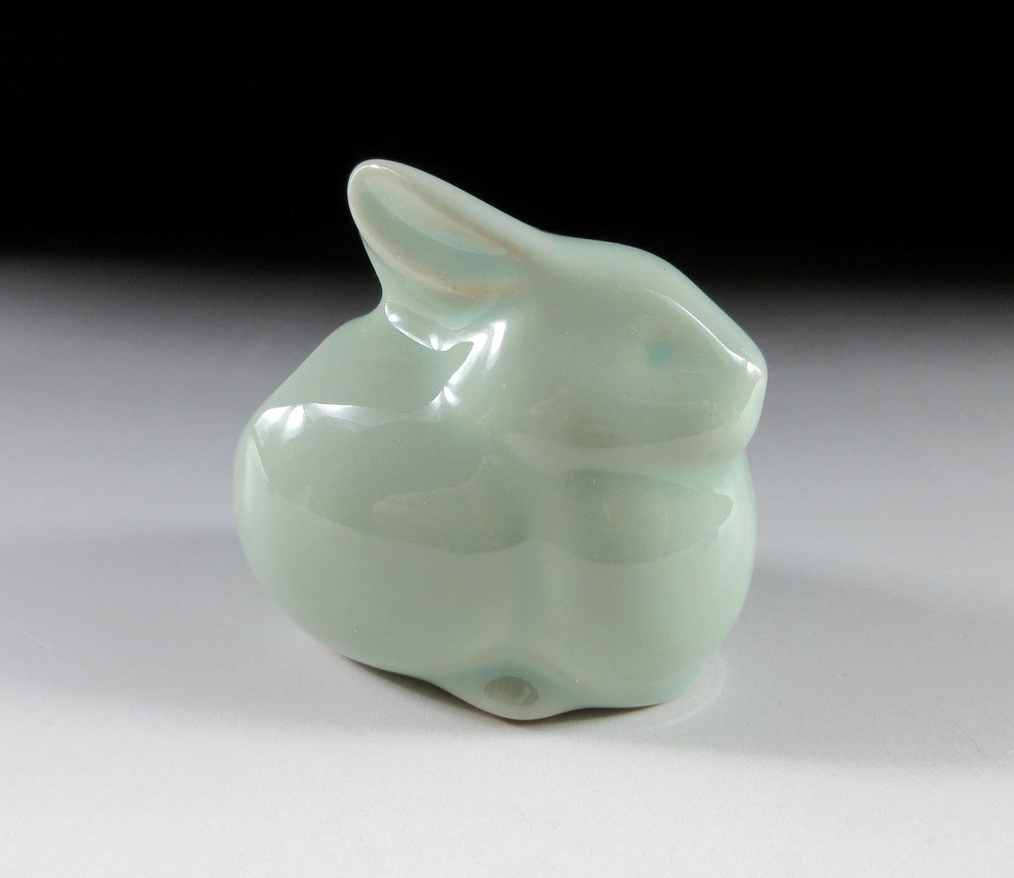 Celadon Year of the Rabbit Toothpick Holder