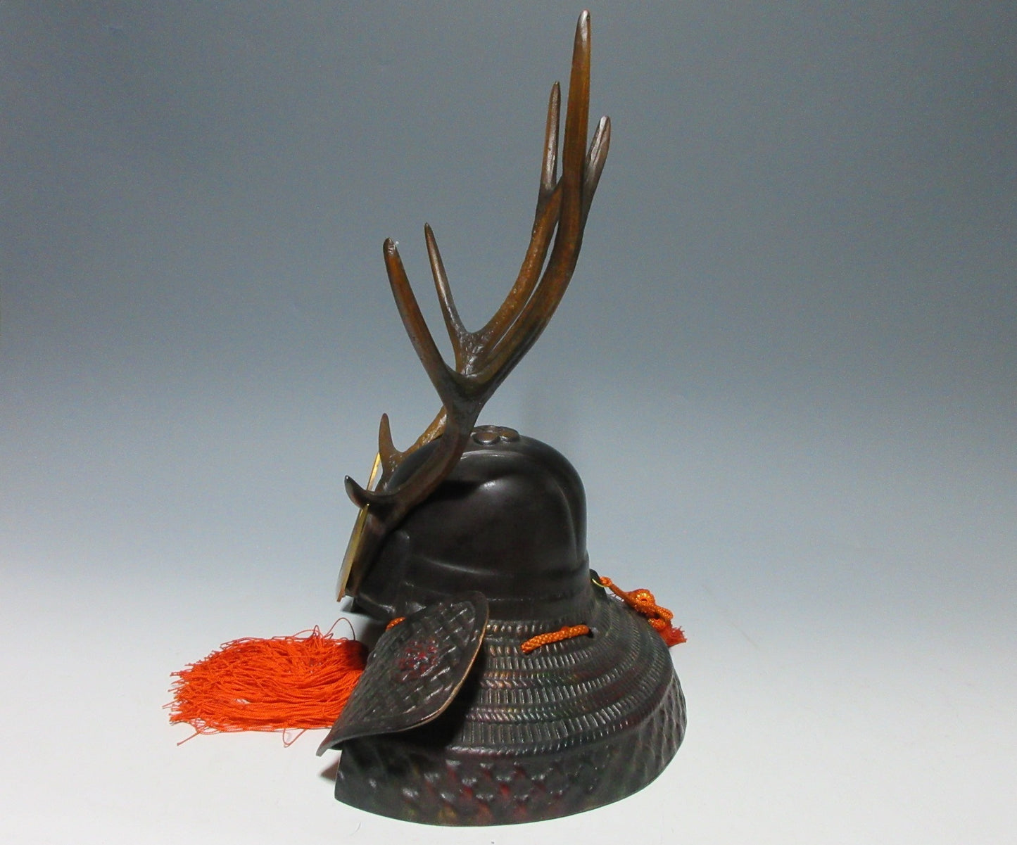 Yamanaka Shikanosuke Antler Kabuto Okimono