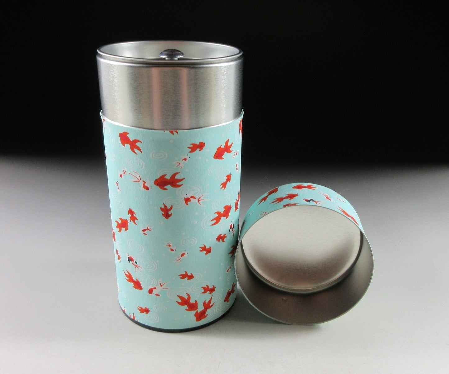 Tin Tea Canister with Washi