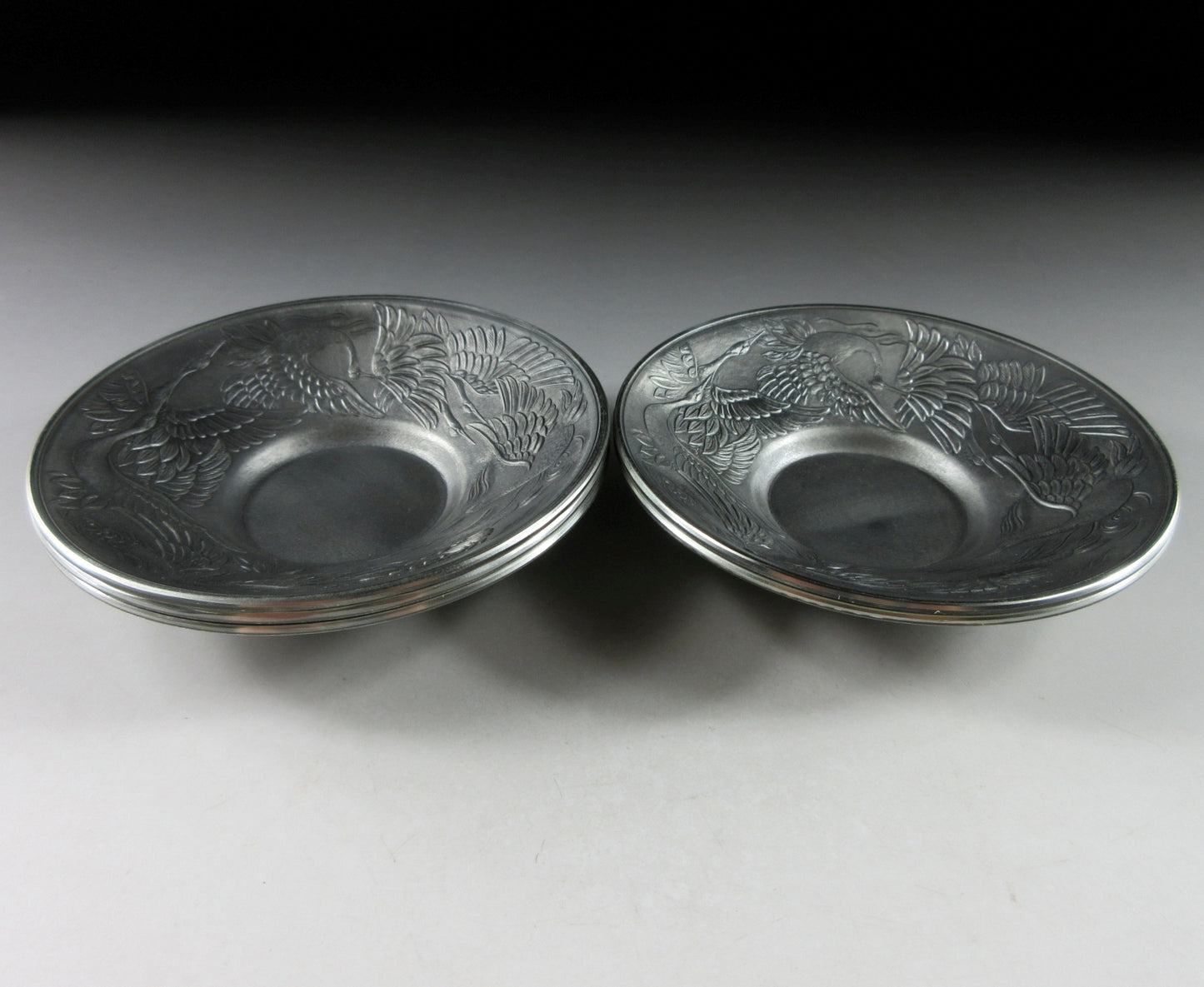 Set of Five Takaoka Crane Chataku