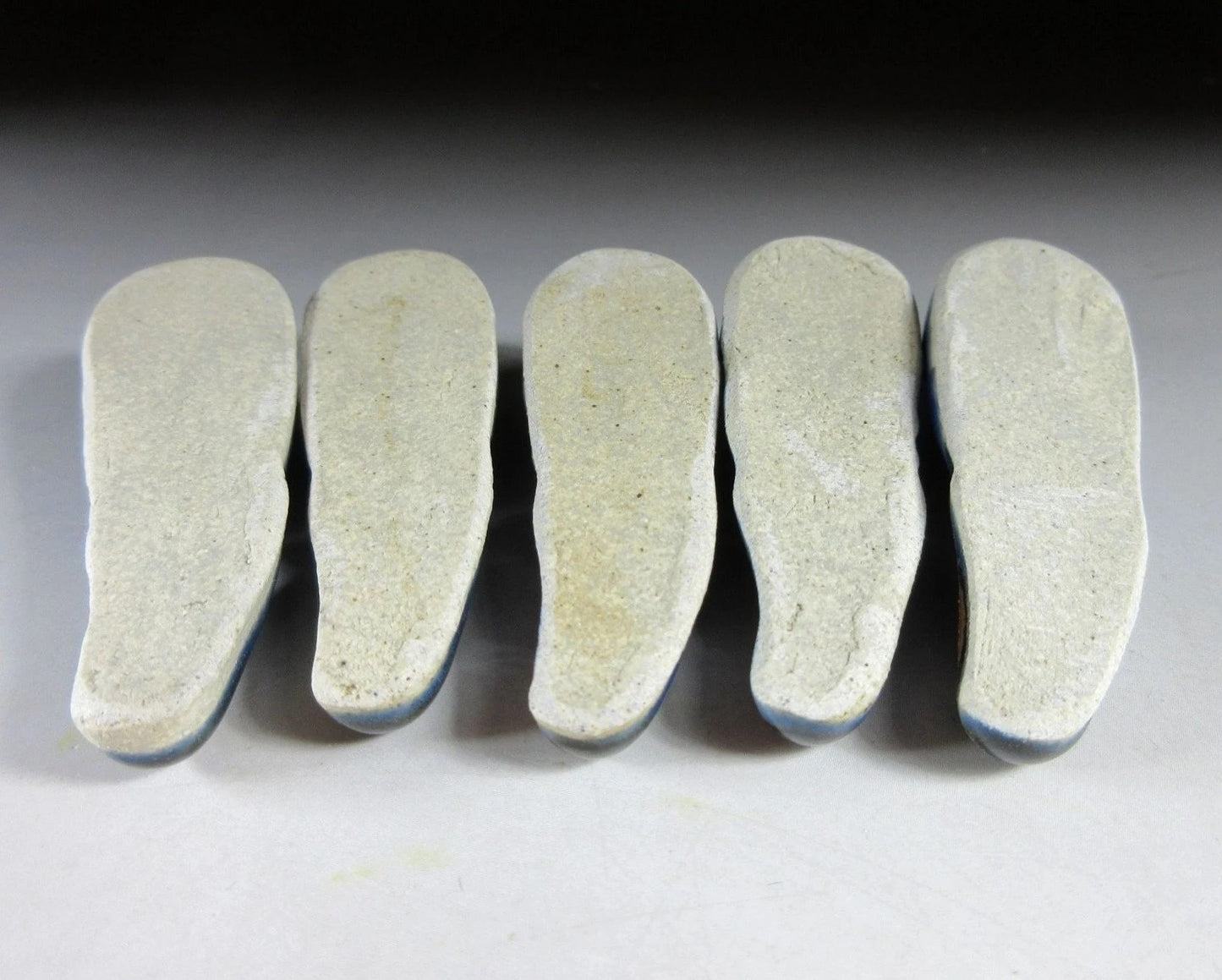 Set of Five Eggplant Chopstick Rests
