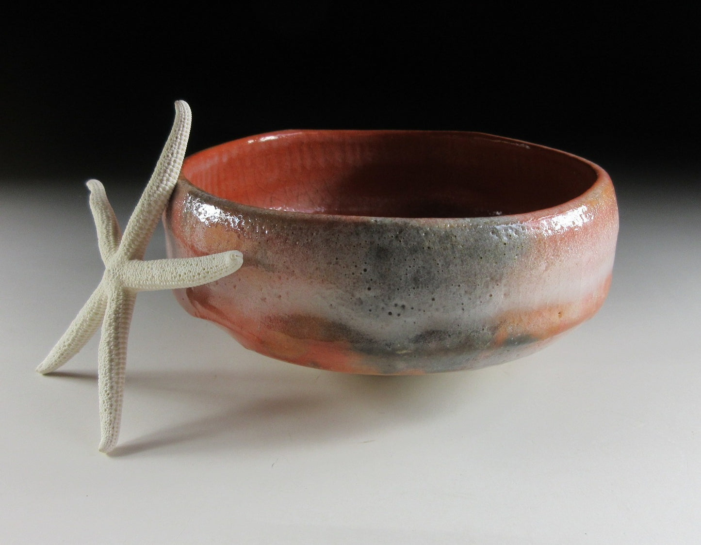 Sasaki Shoraku Aka Raku Hira Chawan