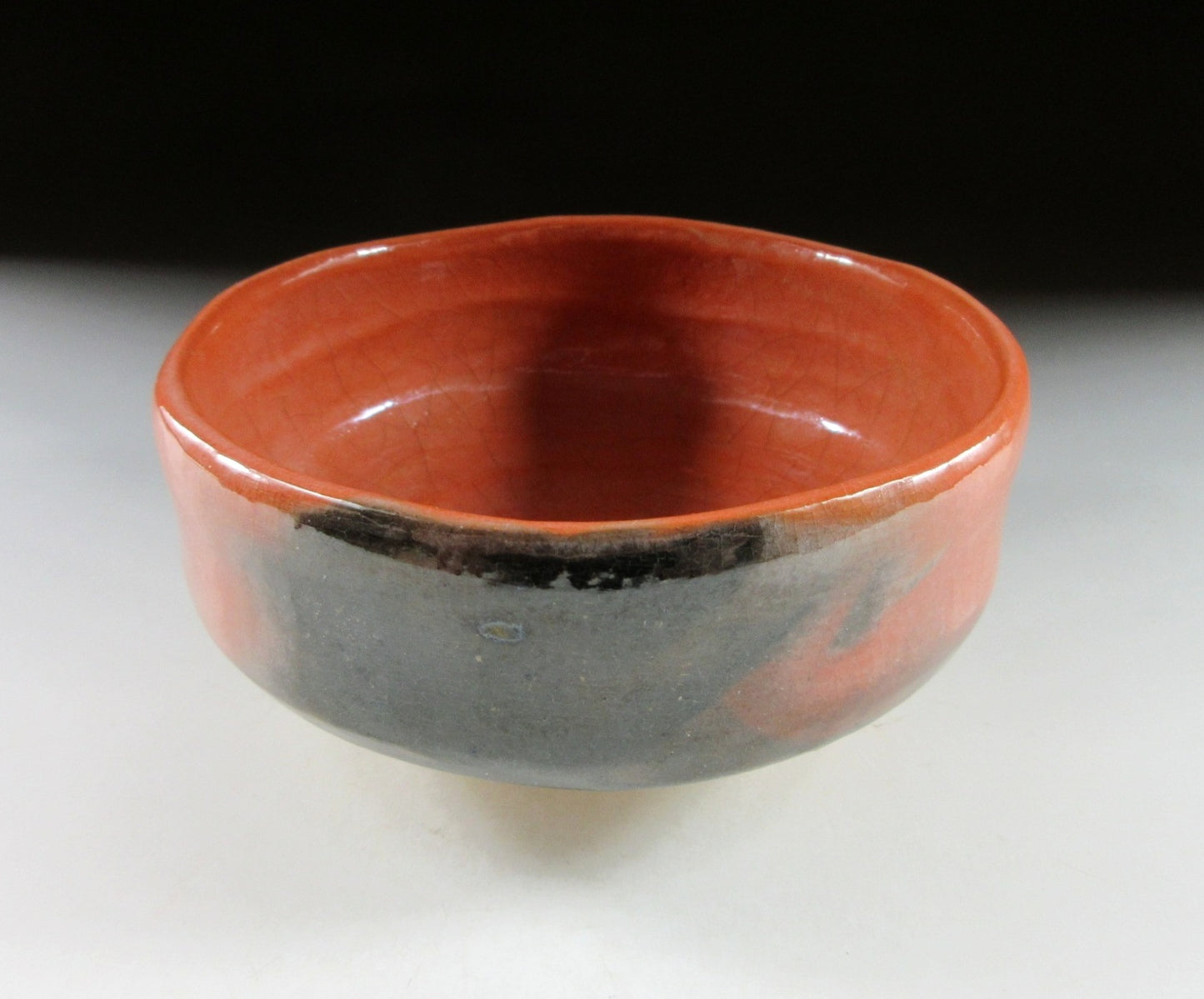 Katsura Gama Aka Raku Chawan
