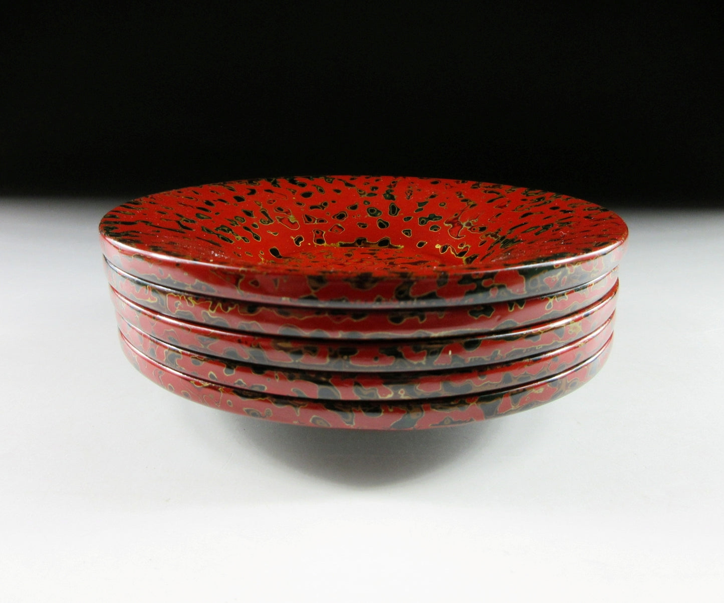 Five Tsugaru-nuri Chataki
