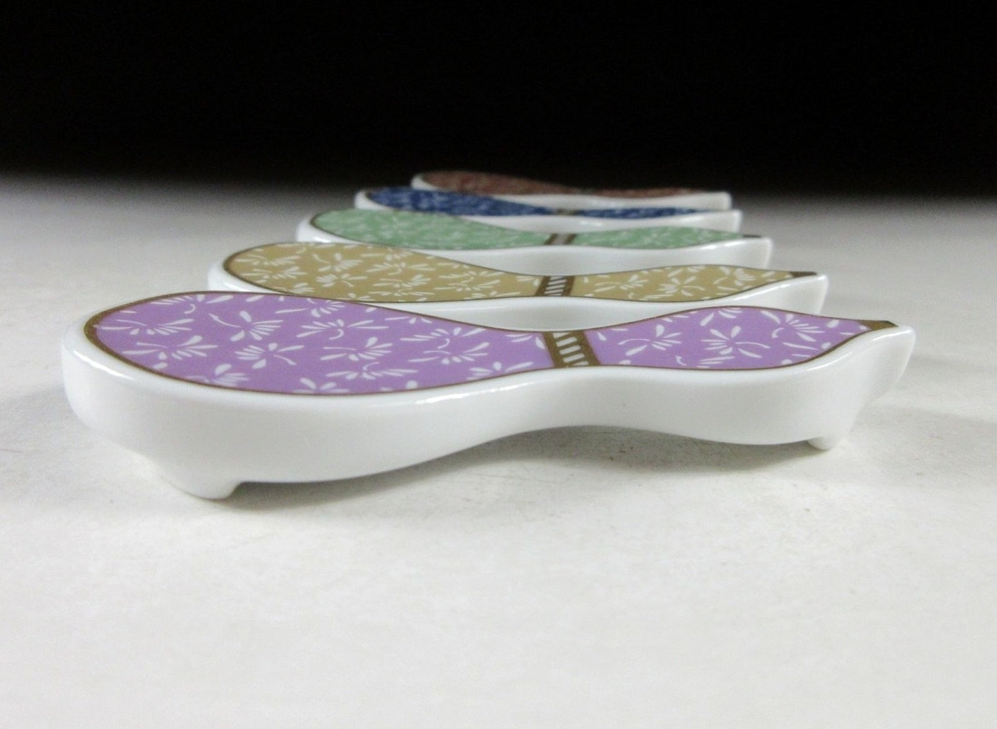 Set of Five Noritake Chopstick Rests