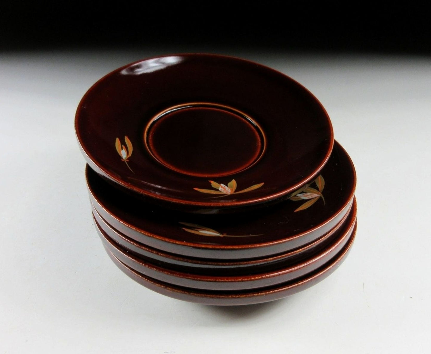 Set of Five Yamanaka-nuri Chataku