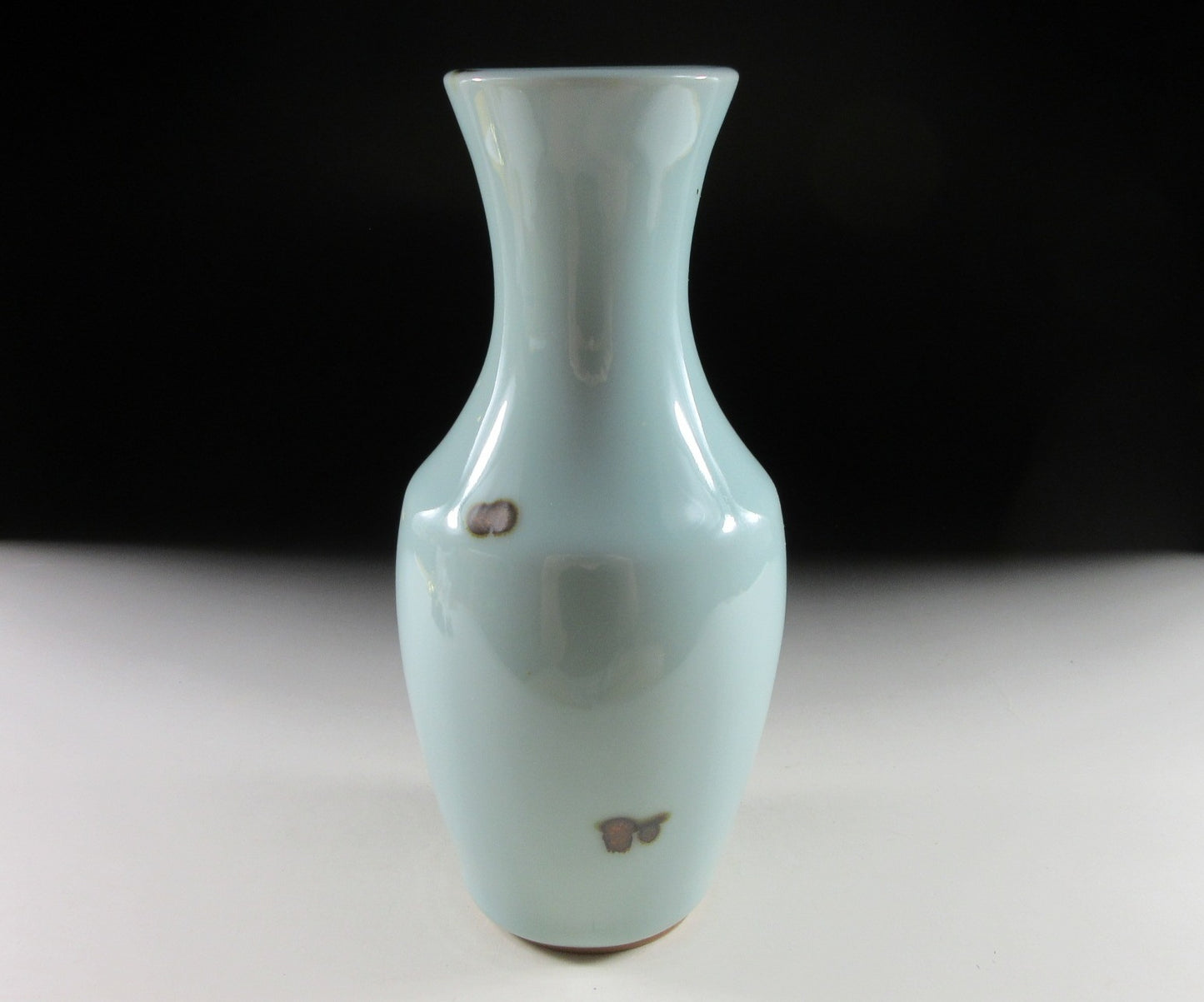 Wakunami Soryu II Celadon Glaze Vase