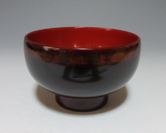 Hidehira-nuri Lacquerware Bowl with Spoon