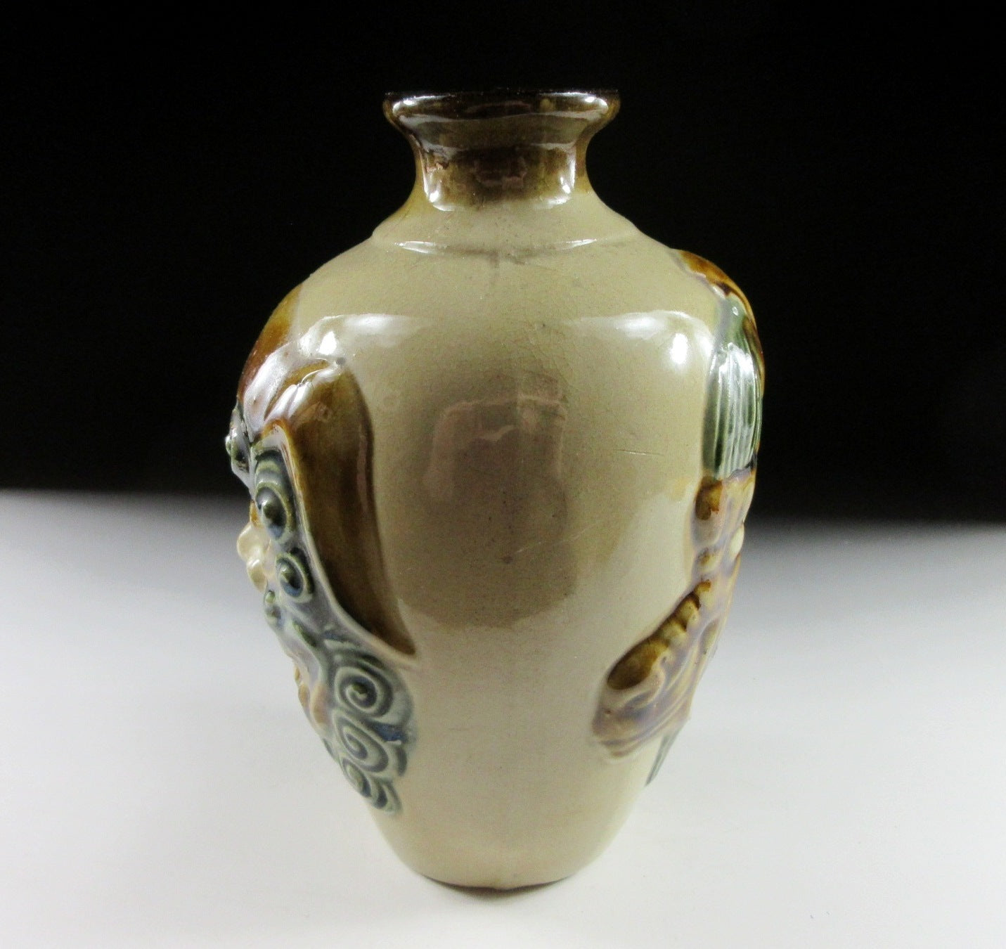 Vintage Tsuboya-ware Shisa Bottle