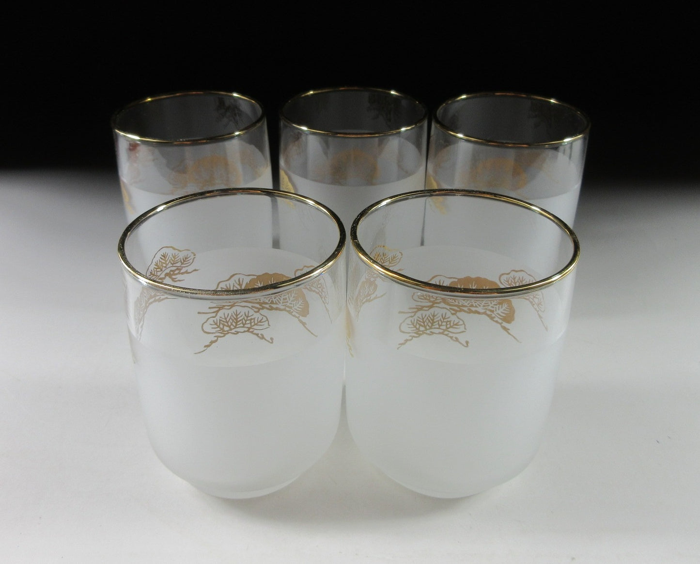 Set of Five Iced Tea Glasses