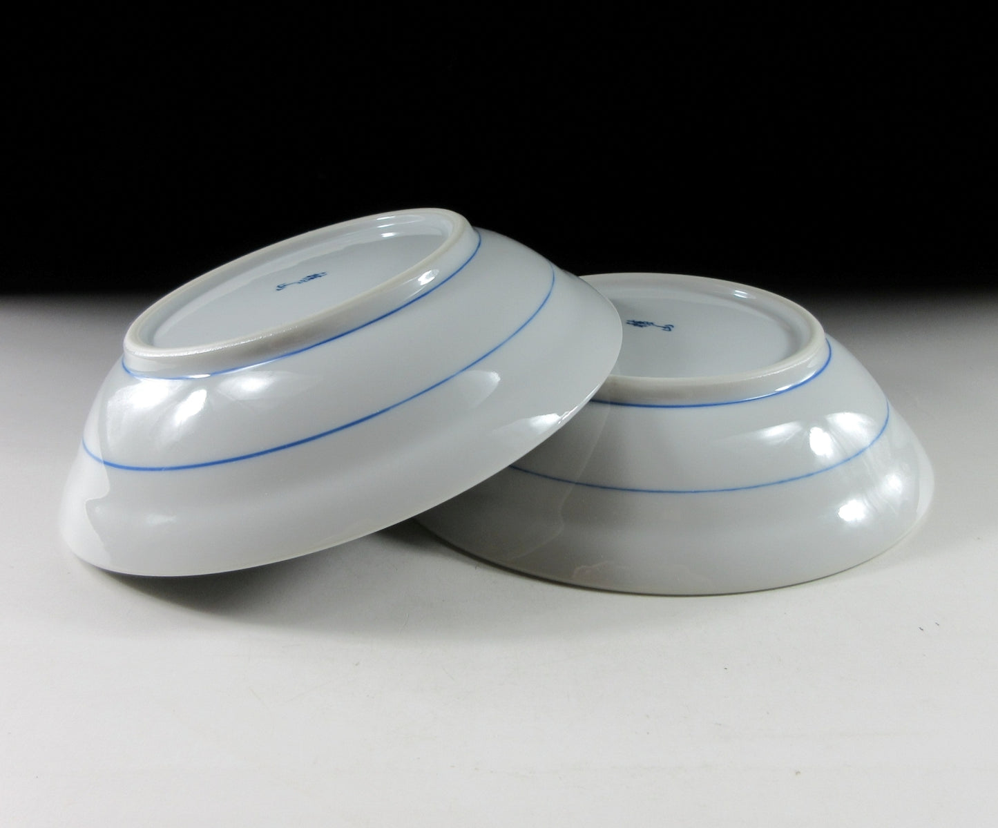 Pair of Arita-ware Sumo Ring Plates